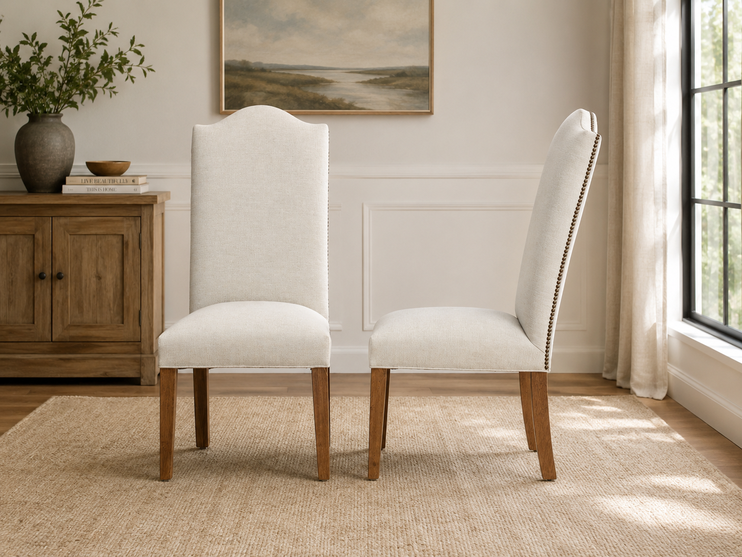 Straight Side Bistro Chair