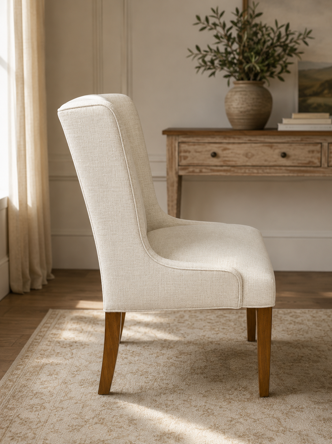 Straight Side Lyons Chair