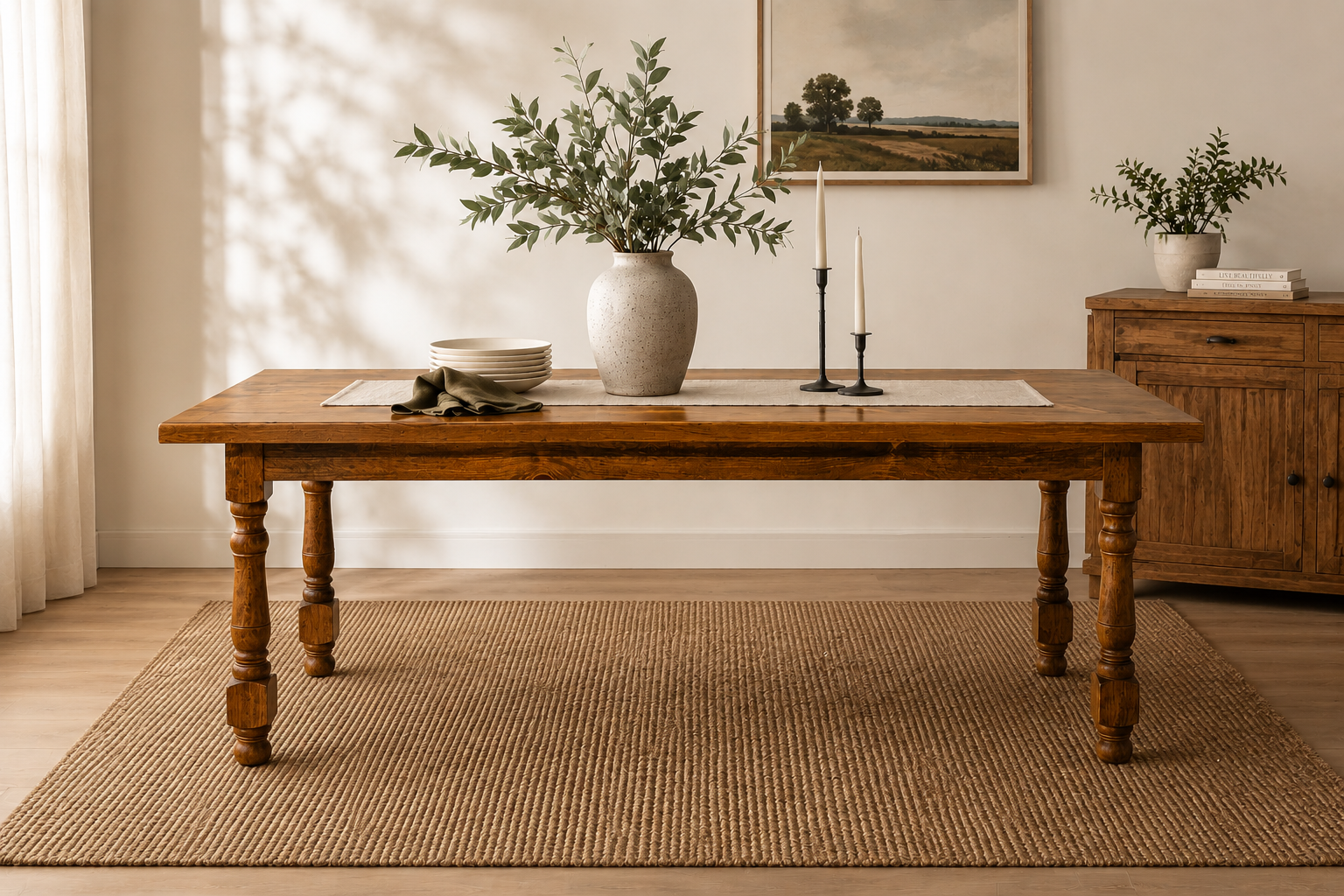Gun Barrel Dining Table