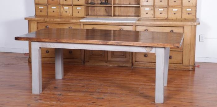 Square Leg Farmhouse Table