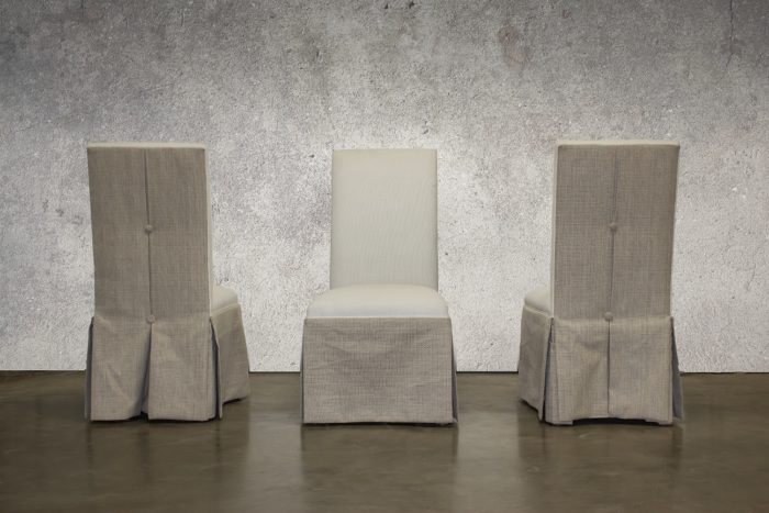 Button Back Chair