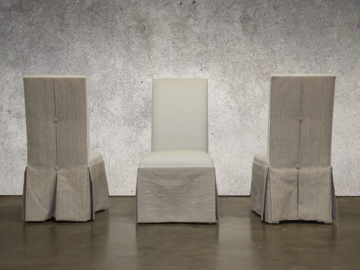 Button Back Chair