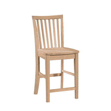 Mission Slat Back Counter Stool