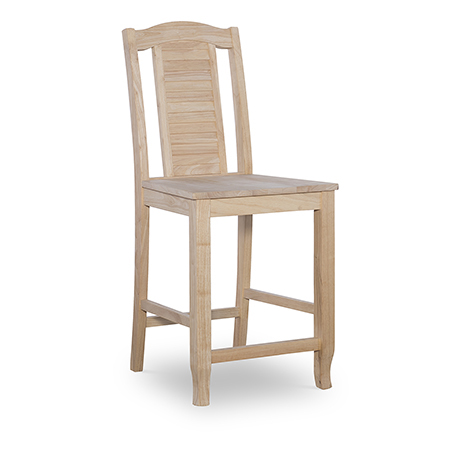 Shutter Back Counter Stool