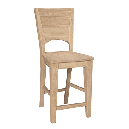 Panel Back Counter Stool