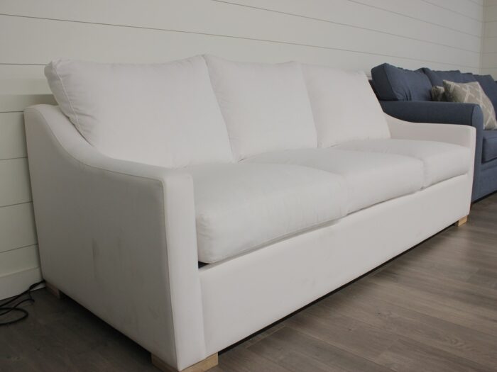 White Upholstered Couch