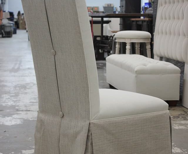 Button Back Upholstered Dining Chair