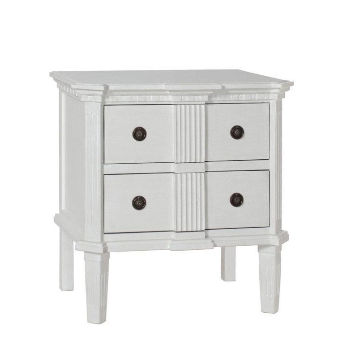 Nightstand, Fluted Front