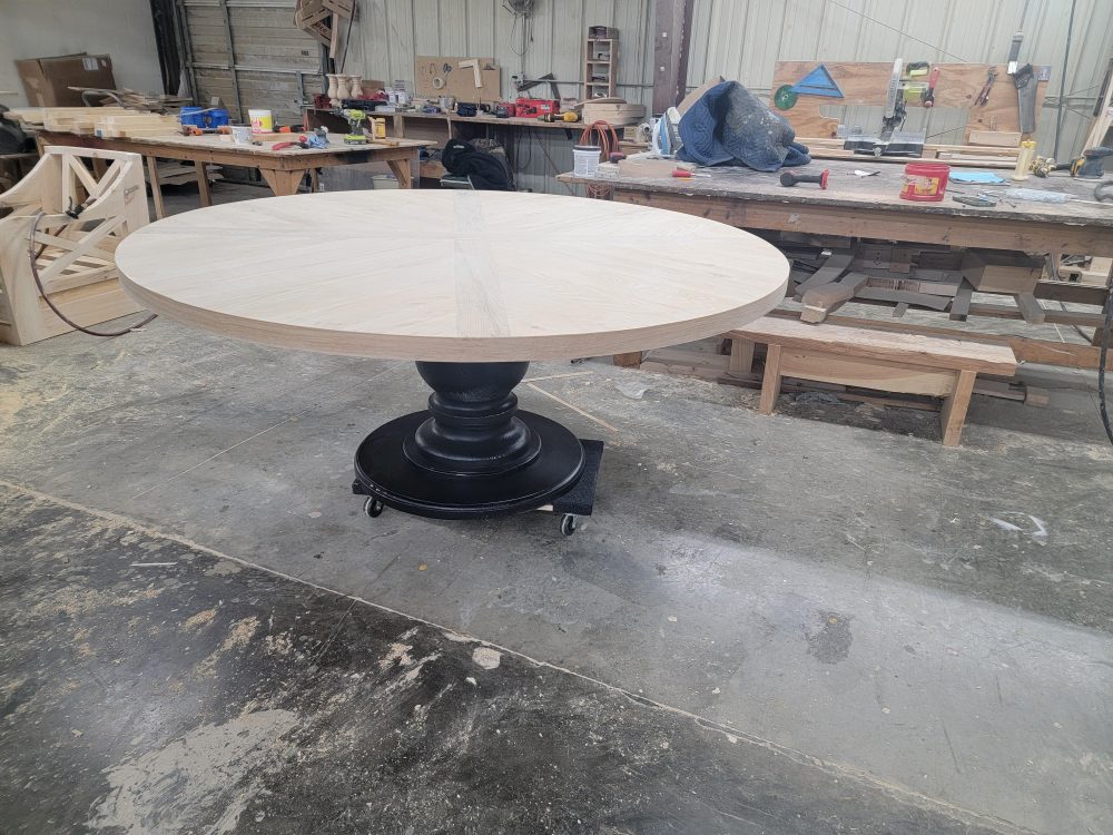 Bulbous Base Table, 60" - Image 5