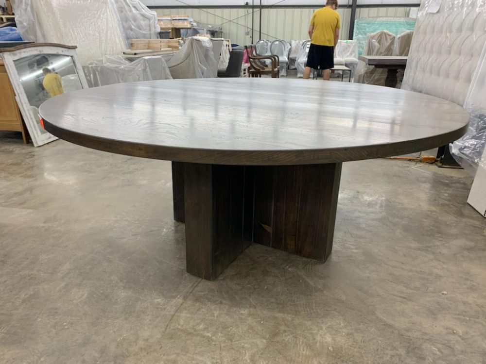 Cross Base Table, 72" Maple - Image 2