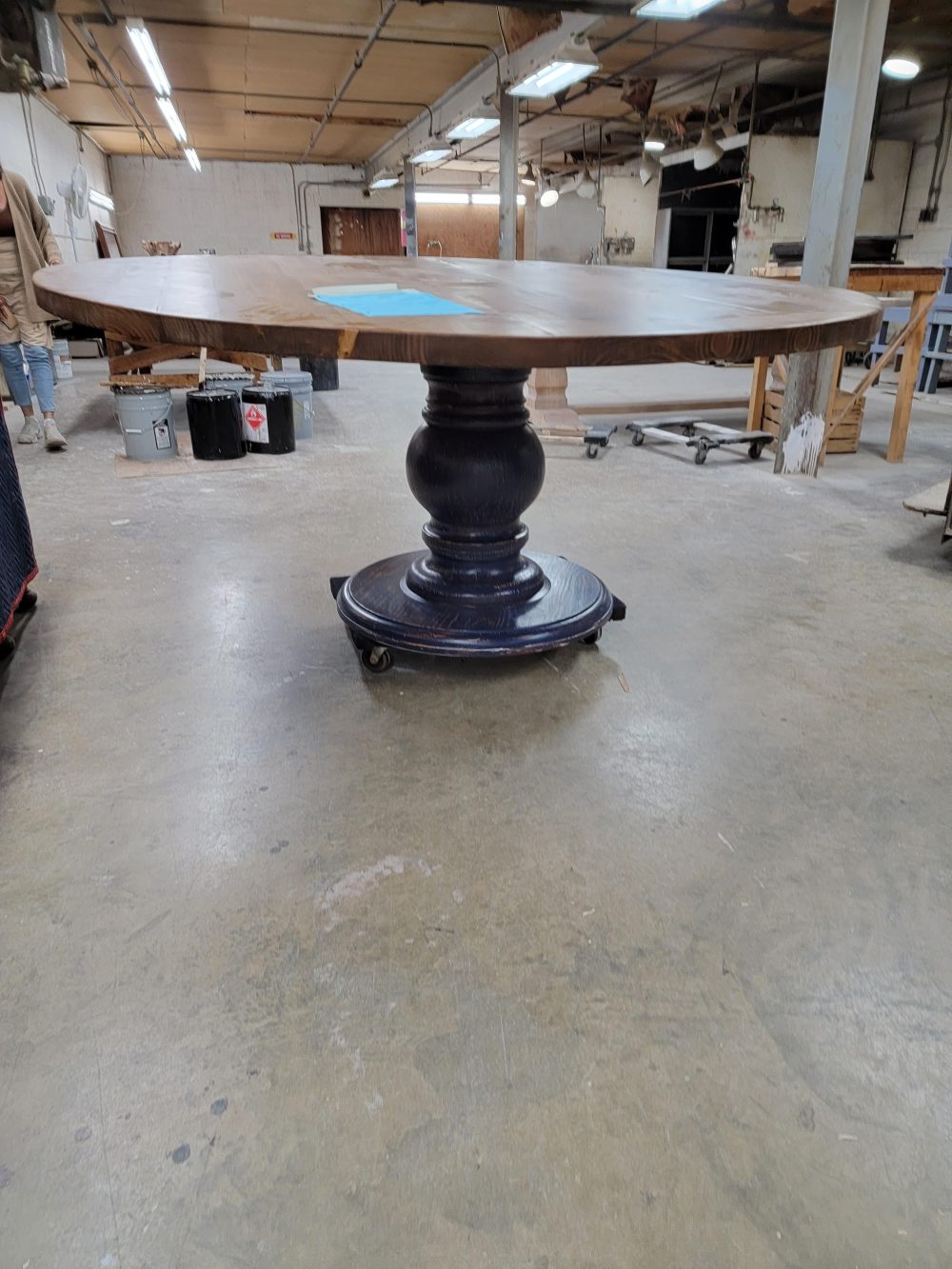 Bulbous Base Table, 60" - Image 9