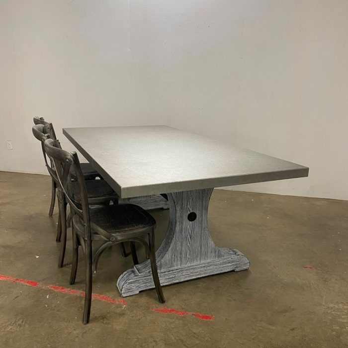 Galvanized Top Table