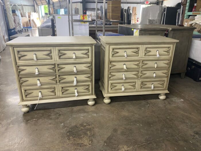 Chest of Drawers on Bun Feet