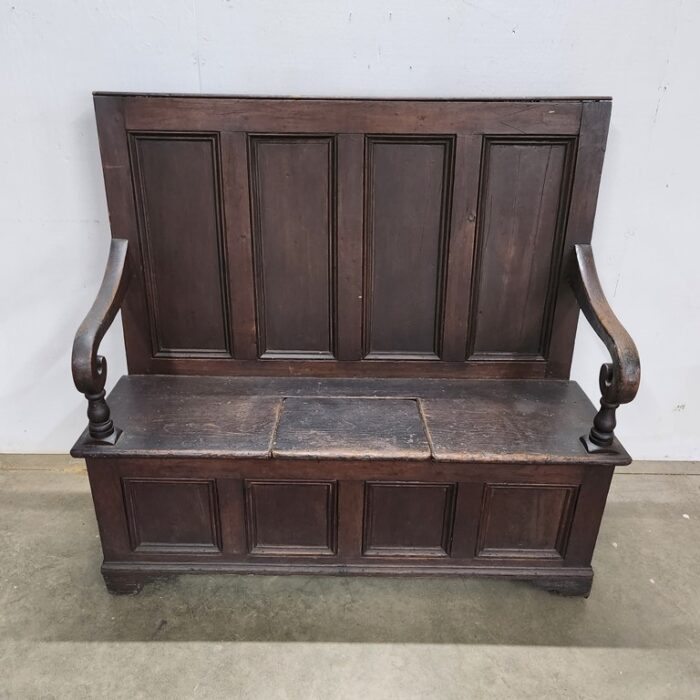 Antique Oak Settle