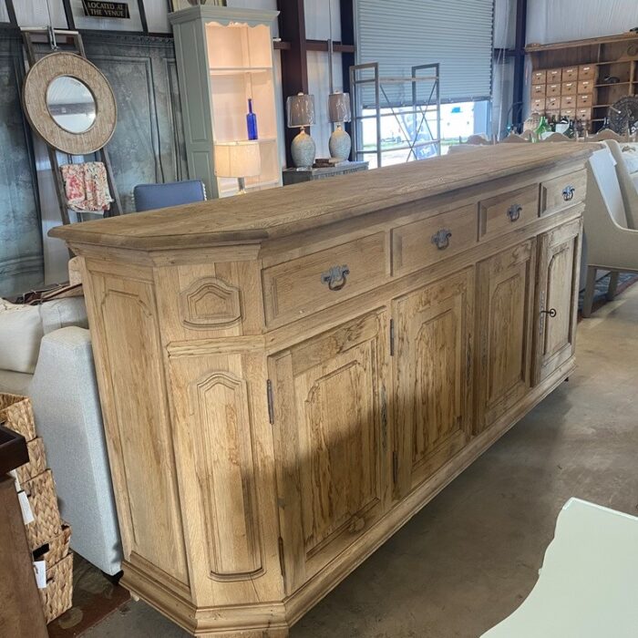Antique Bleached Oak Server