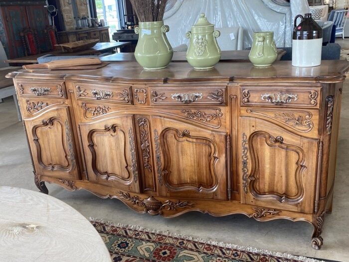 Antique French Walnut Server
