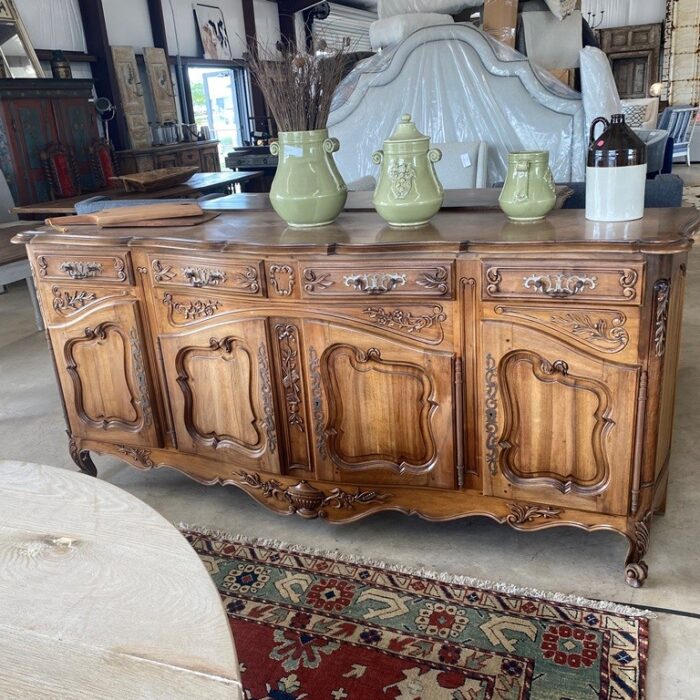 Antique French Walnut Server