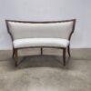 Curved Back Dining Bench - Image 3