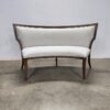 Curved Back Dining Bench