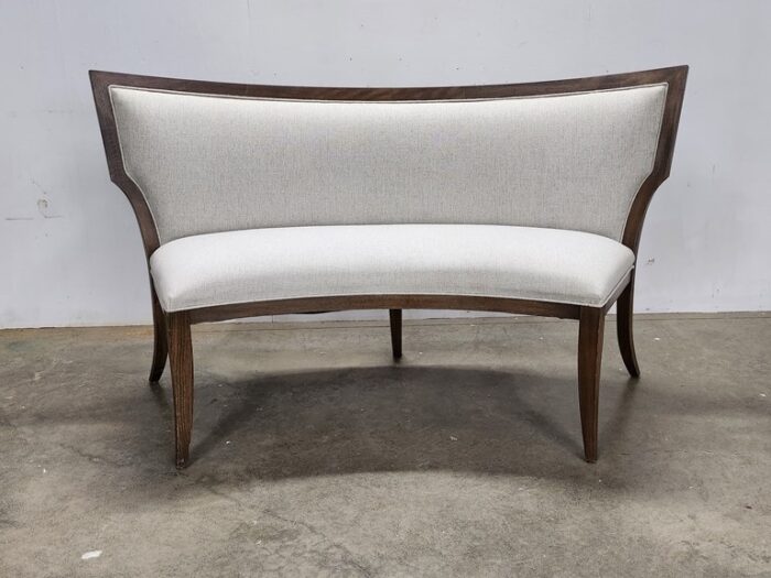 Curved Back Dining Bench