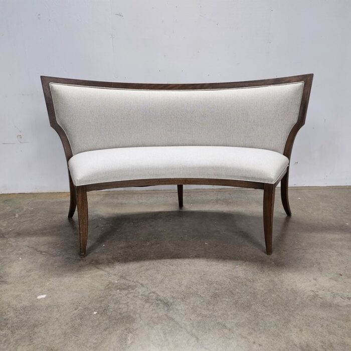 Curved Back Dining Bench