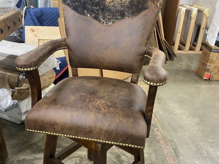 Bar Stool, Hair on Hide