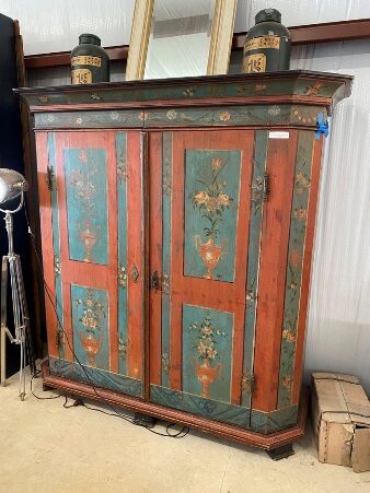 Antique Painted Armoire