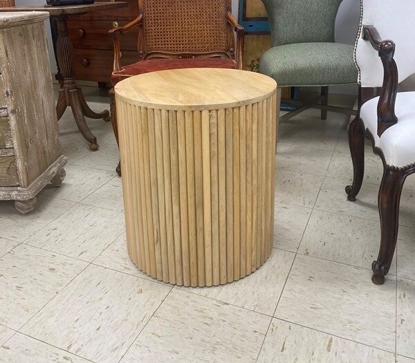 Fluted End Table