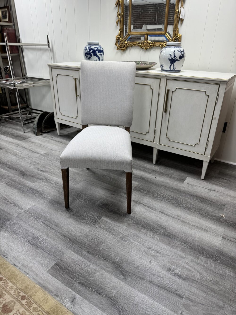 Set of Upholstered Dining Chairs