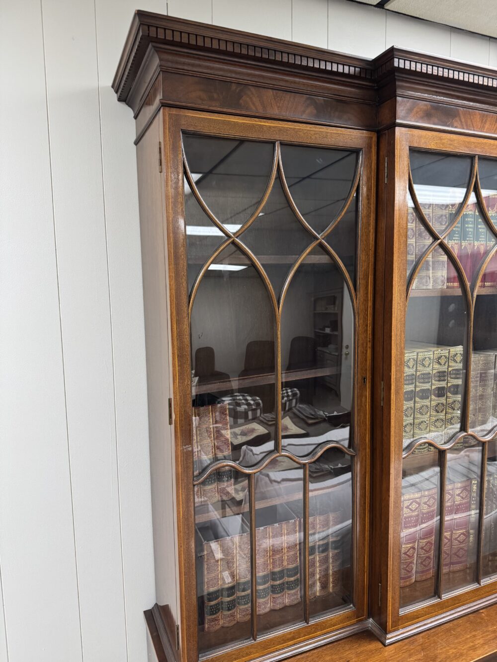 Mahogany Secretaire Bookcase - Image 2