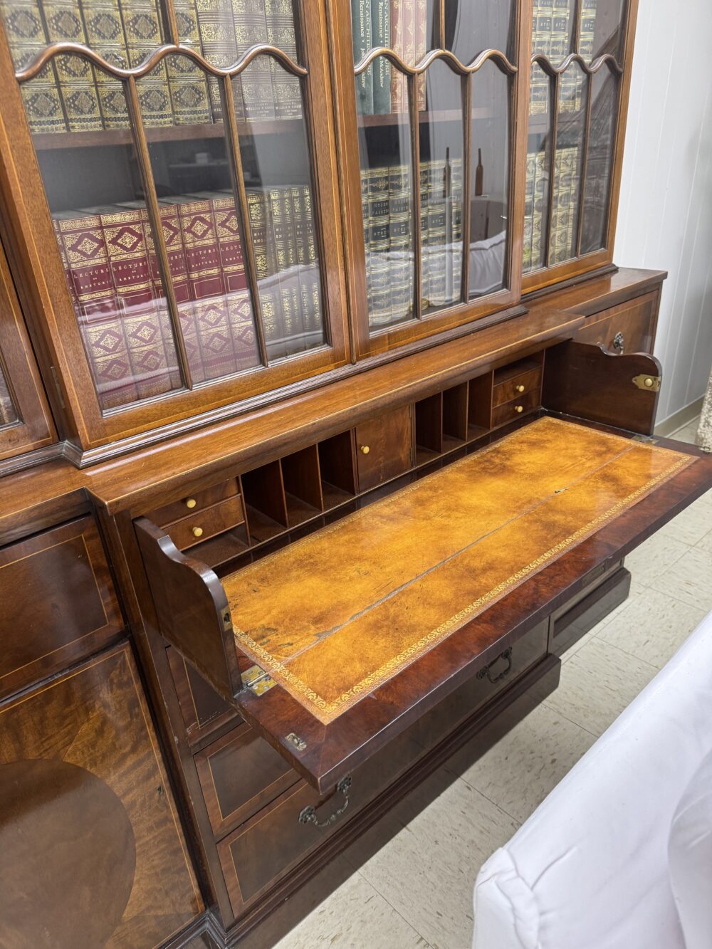 Mahogany Secretaire Bookcase - Image 5