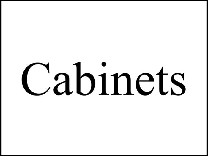 Cabinets