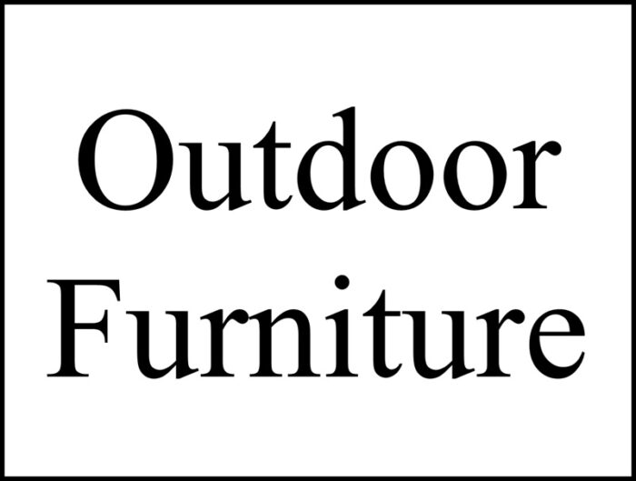 Outdoor Furniture