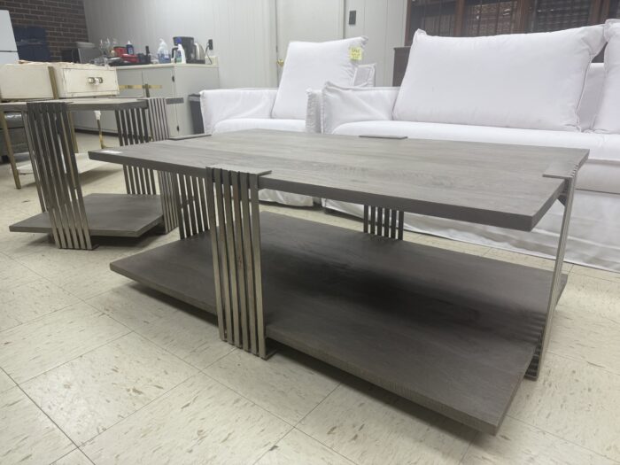 Wood & Metal Coffee Table