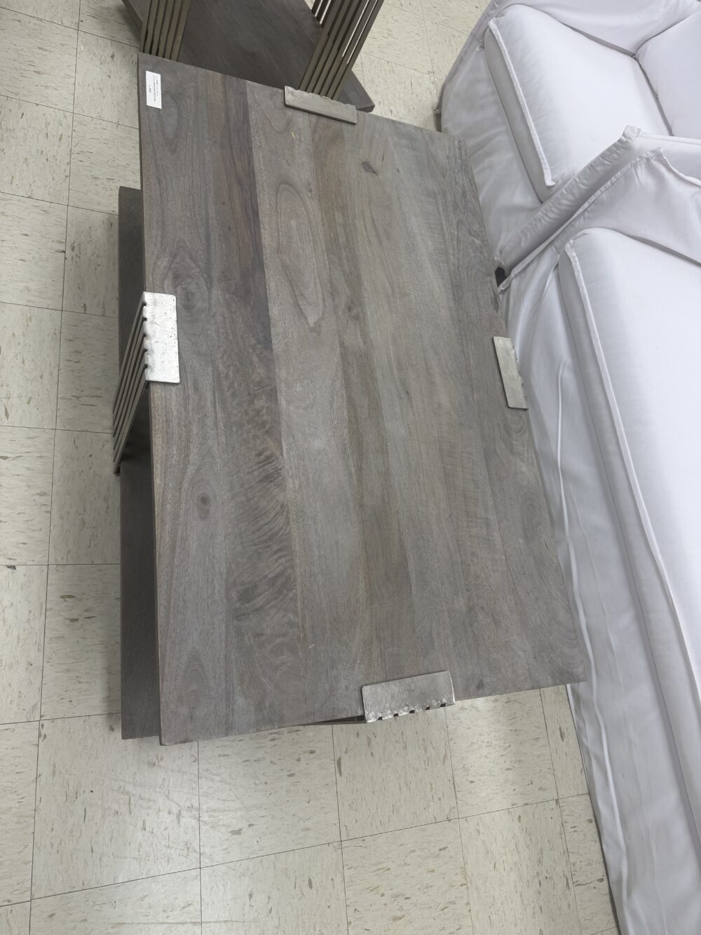 Wood & Metal Coffee Table - Image 2